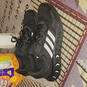 Men's Black adidas Kaptir Super FZ2870 Running Shoes Size 12, used